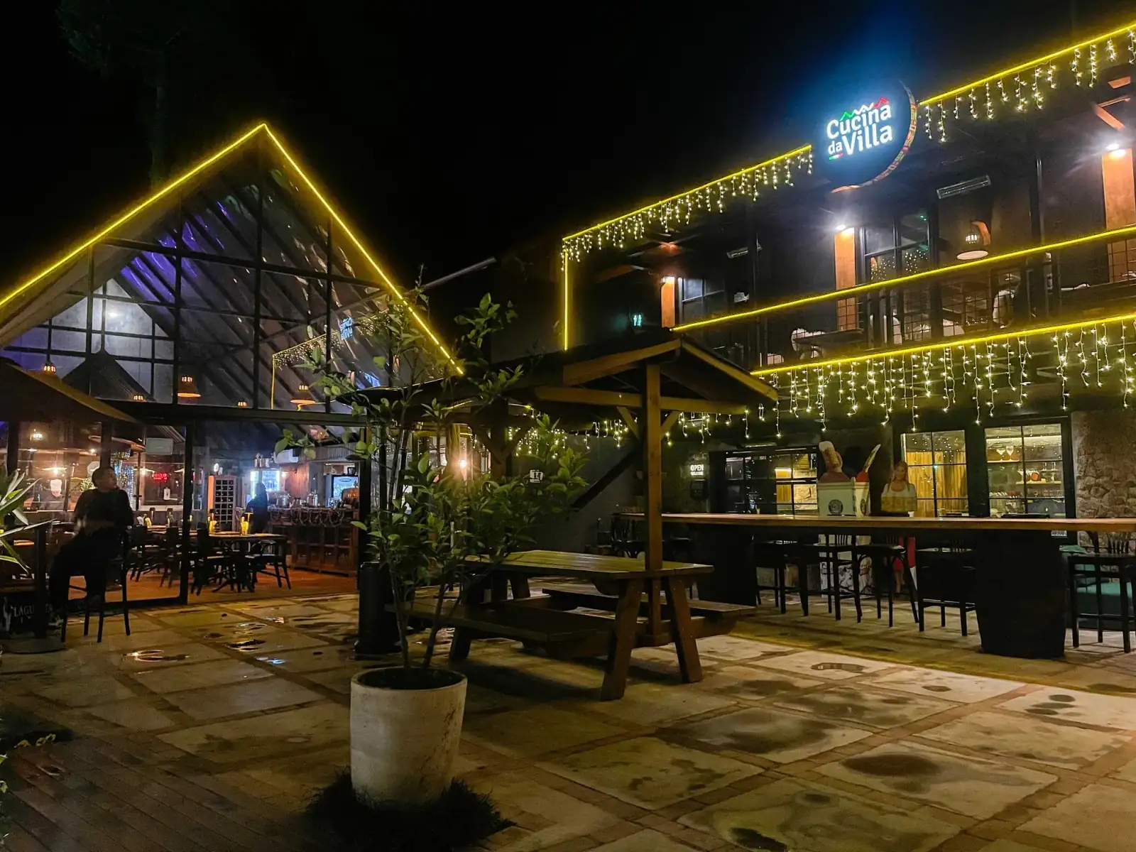 Ambiente interno da Cucina da Villa